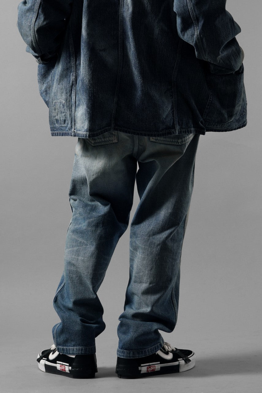 画像をギャラリービューアに読み込む, MADNESS AGING DENIM PAINTER PANTS . M2 RELAXED (INDIGO)