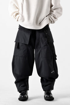 画像をギャラリービューアに読み込む, D-VEC x ALMOSTBLACK POLARTEC COAST GUARD TROUSERS / WINDSTOPPER BY GORE-TEX LABS 3L (BLACK)