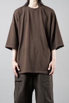 画像をギャラリービューアに読み込む, entire studios HEAVY BOXY TEE (BRUNETTE)