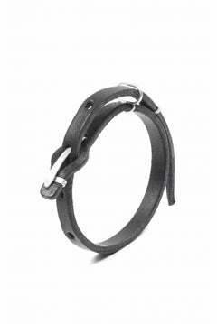 画像をギャラリービューアに読み込む, m.a+ extra thin bracelet / A-F0LA1 / GR 3.0 (BLACK)