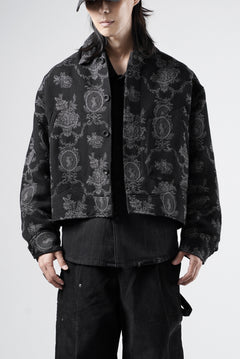 画像をギャラリービューアに読み込む, Professor.E E'ACQUARD CROPPED JACKET 2.0 (E TEXTURED JACQUARD)