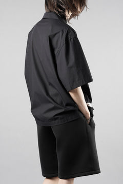 画像をギャラリービューアに読み込む, entire studios SS OPEN COLLAR SHIRT (BLACK)