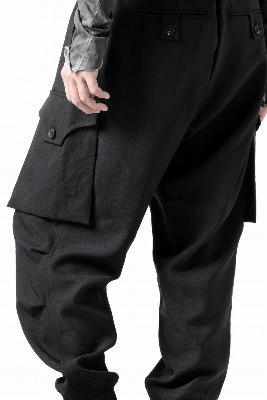 Y-3 Yohji Yamamoto CUFFS PANTS (BLACK)