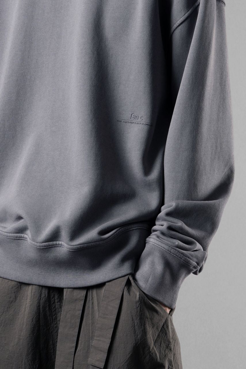 画像をギャラリービューアに読み込む, Ten c FLEECE / CREW NECK SWEAT SHIRT (GRIGIO CARBONE)