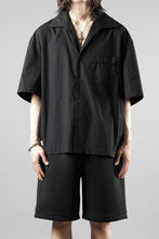 画像をギャラリービューアに読み込む, entire studios SS OPEN COLLAR SHIRT (BLACK)