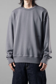 画像をギャラリービューアに読み込む, Ten c FLEECE / CREW NECK SWEAT SHIRT (GRIGIO CARBONE)
