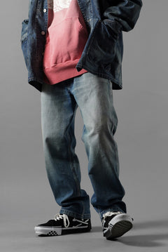 画像をギャラリービューアに読み込む, MADNESS AGING DENIM PAINTER PANTS . M2 RELAXED (INDIGO)