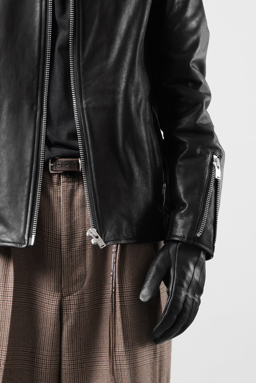 Load image into Gallery viewer, A LEATHER GLOVES / LUXE COWHIDE (BLACK)