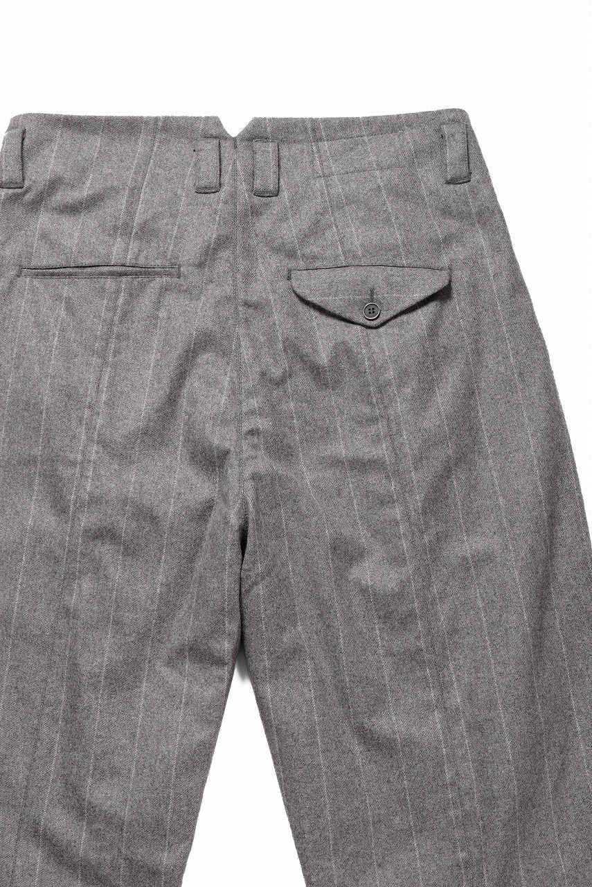 画像をギャラリービューアに読み込む, Hannibal. Wide Pleated Trousers / Homer 222. (GREY MARBLE)