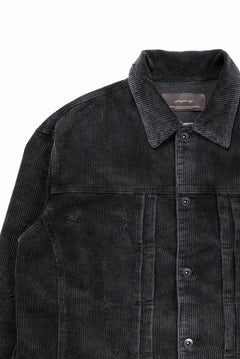 画像をギャラリービューアに読み込む, Professor.E AGED CORDUROY JKT (AGED BLACK)