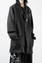 Load image into Gallery viewer, Y-3 Yohji Yamamoto CHITO CITY GRAPHIC WOOL BLAZER (BLACK)