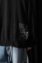 Load image into Gallery viewer, ISABEL BENENATO Viscose Knit Patch Hoodie (BLACK)