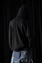 Load image into Gallery viewer, ISABEL BENENATO Viscose Knit Patch Hoodie (BLACK)