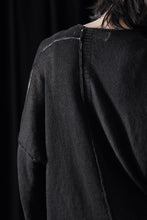 Load image into Gallery viewer, ISABEL BENENATO Linen Crew-Neck Sweater (BLACK)