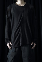 Load image into Gallery viewer, ISABEL BENENATO Linen Crew-Neck Sweater (BLACK)