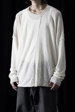 Load image into Gallery viewer, ISABEL BENENATO Linen Crew-Neck Sweater (WHITE)