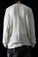 Load image into Gallery viewer, ISABEL BENENATO Linen Crew-Neck Sweater (WHITE)