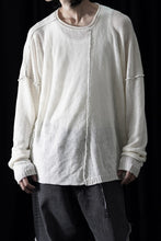 Load image into Gallery viewer, ISABEL BENENATO Linen Crew-Neck Sweater (WHITE)