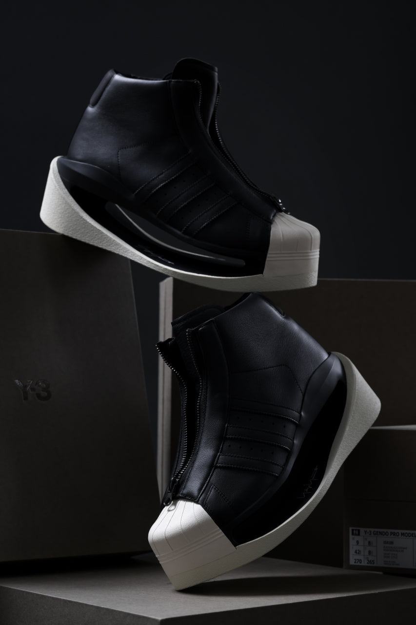 画像をギャラリービューアに読み込む, Y-3 Yohji Yamamoto GENDO PRO MODEL(BLACK x BLACK x CREAM WHITE)