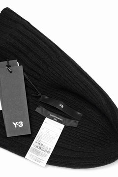 Load image into Gallery viewer, Y-3 Yohji Yamamoto KNIT BEANIE (BLACK)