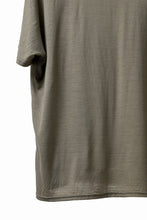 Load image into Gallery viewer, COLINA DOLMAN S/S TEE / SUPER 120s WASHABLE WOOL JERSEY (SEPIA)
