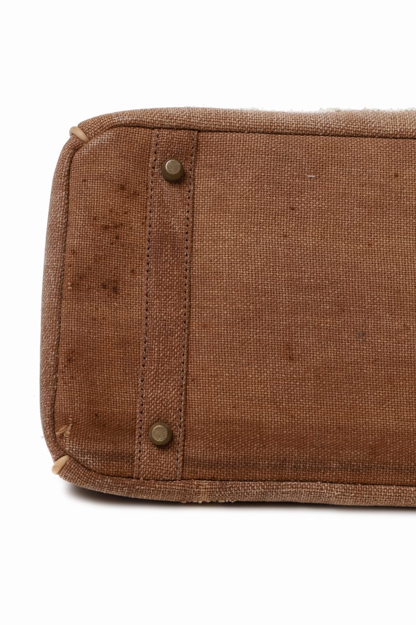Load image into Gallery viewer, ierib exclusive Bark Bag #30 / Vintage JP SAKABUKURO Fabric + Marble Cordovan Leather (BROWN#B)