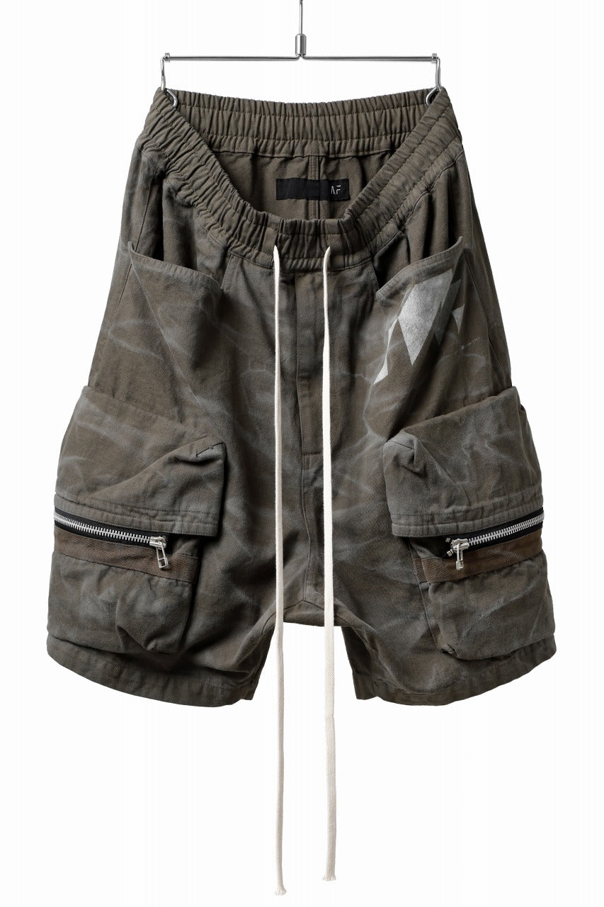 A.F ARTEFACT RUGGED CARGO SHORTS / VINTAGE DYED (KHAKI)の商品 