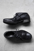 Load image into Gallery viewer, incarnation x DEVOA HORSE LEATHER DERBY SHOES / OBJECT DYED (BLACK)