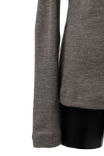 Load image into Gallery viewer, KLASICA SMOKE TURTLE NECK KNIT SWEAT TOP / WEANER WOOL RIB (FAWN)