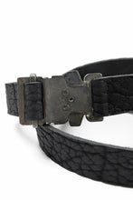 画像をギャラリービューアに読み込む, ierib detachable buckle belt / one piece rough bull (BLACK)