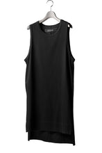 画像をギャラリービューアに読み込む, A.F ARTEFACT SIDE SLIT LONG TANK TOP (BLACK)