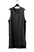 画像をギャラリービューアに読み込む, A.F ARTEFACT SIDE SLIT LONG TANK TOP (GREY)