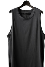 画像をギャラリービューアに読み込む, A.F ARTEFACT SIDE SLIT LONG TANK TOP (GREY)