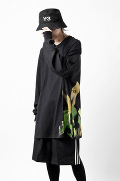 Load image into Gallery viewer, Y-3 Yohji Yamamoto GFX LONG SLEEVE TOP / SC JERSEY (BLACK)