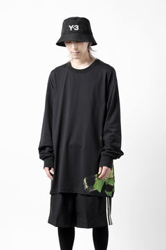 画像をギャラリービューアに読み込む, Y-3 Yohji Yamamoto GFX LONG SLEEVE TOP / SC JERSEY (BLACK)