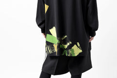 Load image into Gallery viewer, Y-3 Yohji Yamamoto GFX LONG SLEEVE TOP / SC JERSEY (BLACK)