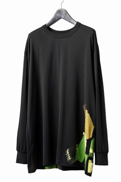 Load image into Gallery viewer, Y-3 Yohji Yamamoto GFX LONG SLEEVE TOP / SC JERSEY (BLACK)