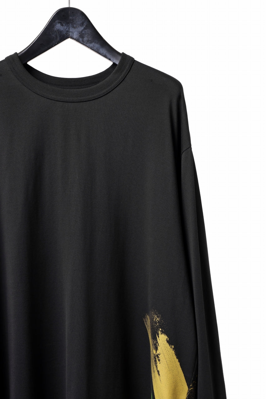 Load image into Gallery viewer, Y-3 Yohji Yamamoto GFX LONG SLEEVE TOP / SC JERSEY (BLACK)