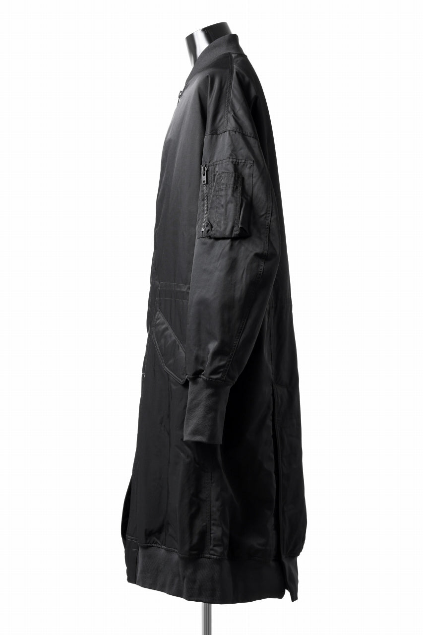 画像をギャラリービューアに読み込む, Y-3 Yohji Yamamoto LONG BOMBER PARKA COAT (BLACK)