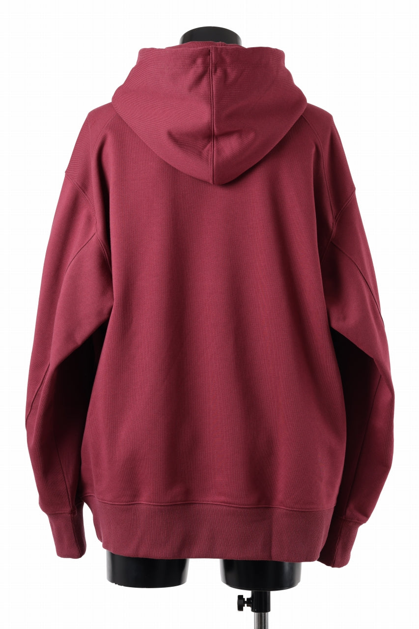 Y-3 Yohji Yamamoto CLASSIC CHEST LOGO LOOSE HOODIE / FRENCH TERRY (SHADOW RED)