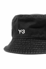 画像をギャラリービューアに読み込む, Y-3 Yohji Yamamoto LOGO BUCKET HAT (BLACK)