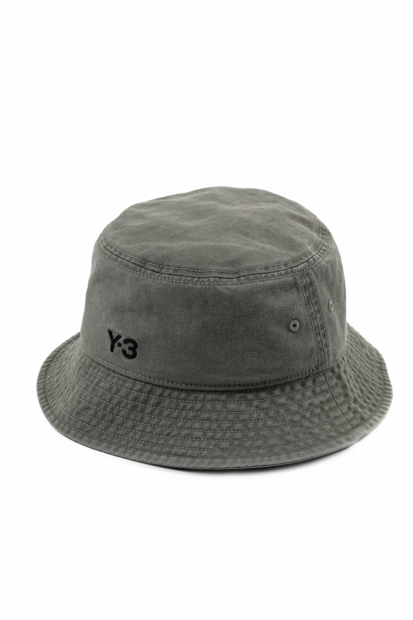 Y-3 Yohji Yamamoto LOGO BUCKET HAT (BLACK)