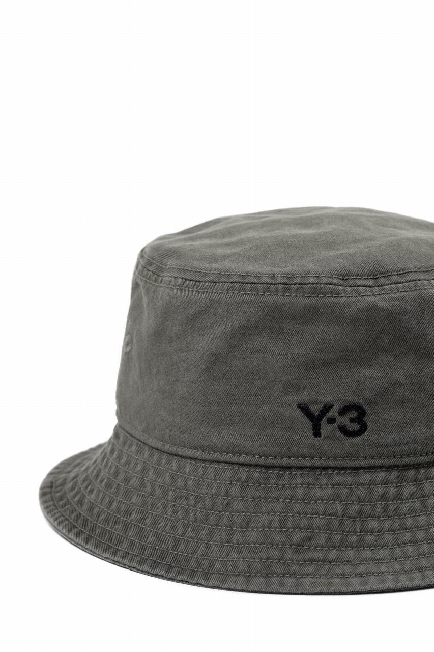 Y-3 Yohji Yamamoto LOGO BUCKET HAT (OLISTR)