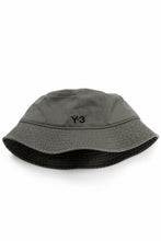 Load image into Gallery viewer, Y-3 Yohji Yamamoto LOGO BUCKET HAT (BLACK)