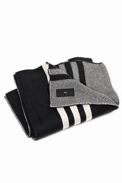 画像をギャラリービューアに読み込む, Y-3 Yohji Yamamoto 3 STRIPE SCARF (BLACK)