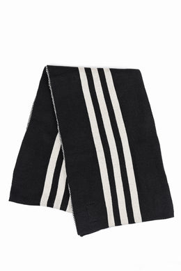 Y-3 Yohji Yamamoto THREE STRIPE SCARF (BLACK)