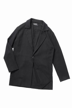 画像をギャラリービューアに読み込む, kujaku one button tailored jacket / J-977 (black)