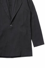 画像をギャラリービューアに読み込む, kujaku one button tailored jacket / J-977 (black)