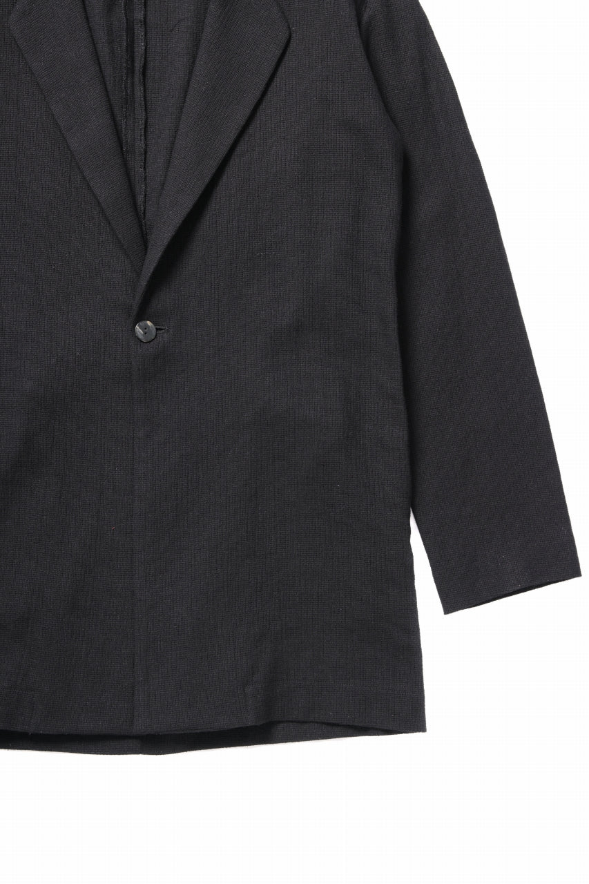 kujaku one button tailored jacket / J-977 (black)