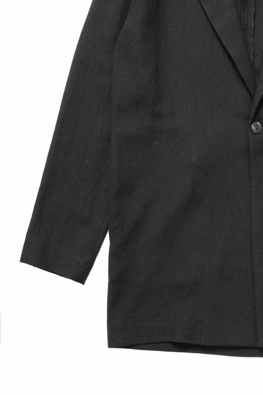 kujaku one button tailored jacket / J-977 (black)